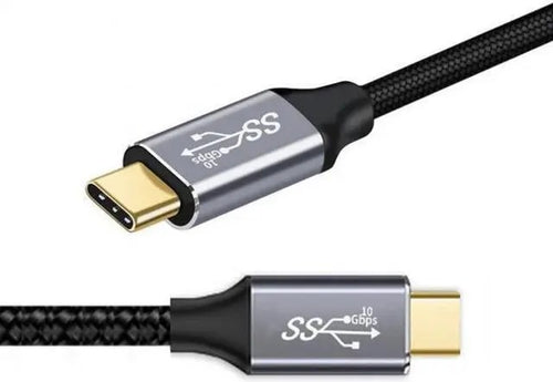 CY 2M USB-C to USB-C Cable - USB 3.1 Gen 2, 10Gbps, 100W PD, E-Marker, Braided