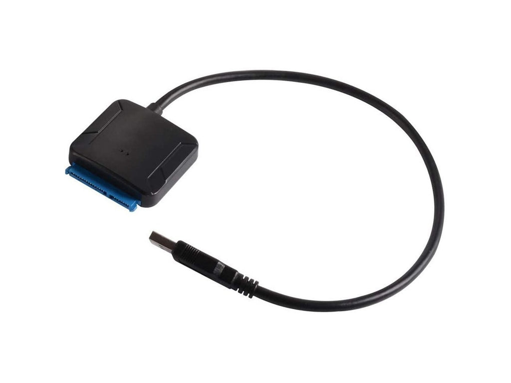 USB 3.0 to SATA Adapter Cable - 2.5"/3.5" SSD HDD, 22-Pin, Data Recovery