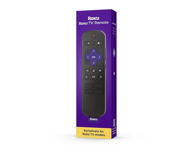 Roku TV Remote RCC1R - Genuine Replacement IR Remote for Roku TV