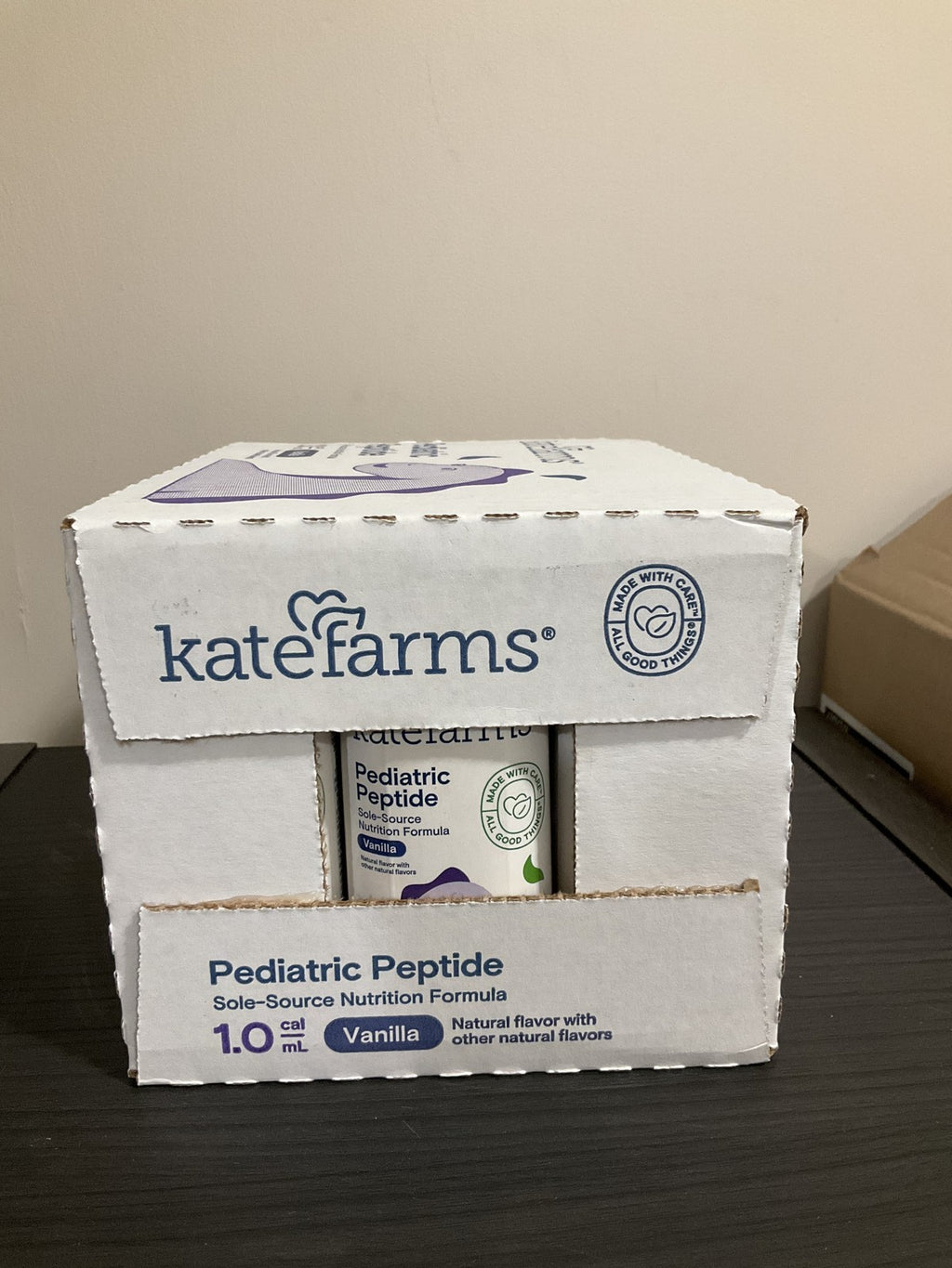 Kate Farms Pediatric Peptide 1.0 Vanilla - Case of 12 x 8.45 oz - Exp 2027