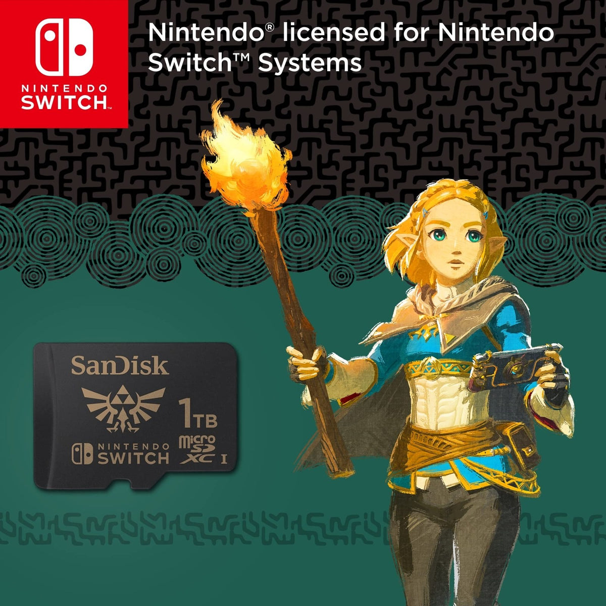 SanDisk 1TB microSDXC - The Legend of Zelda Edition for Nintendo Switch - New Sealed