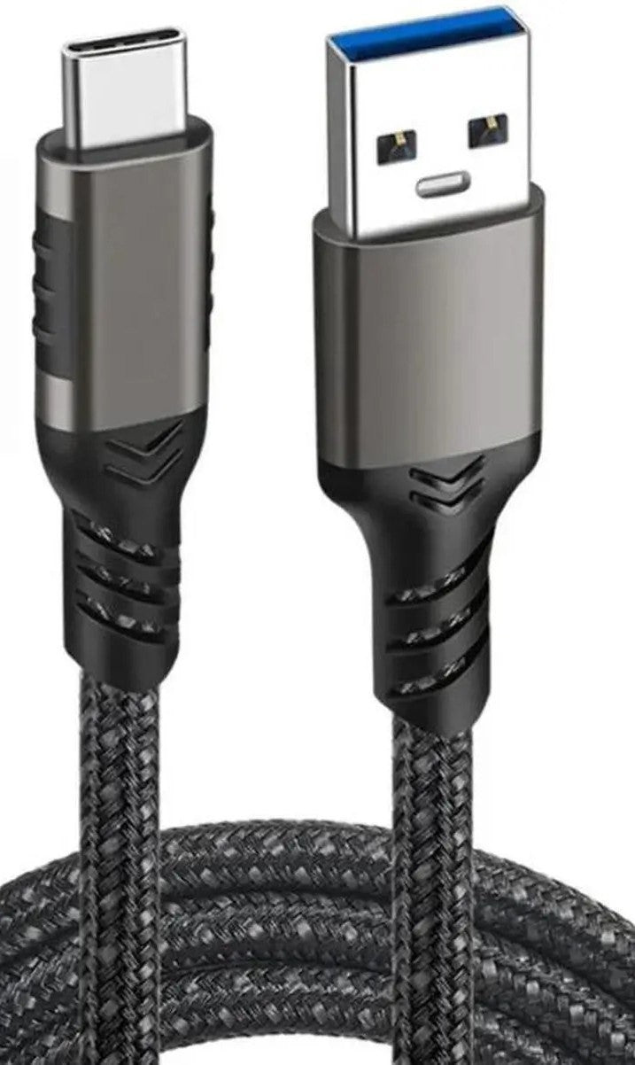 Hannord USB 3.2 Gen 2 Cable, USB-A to USB-C, 10Gbps, 60W, 6.6 ft Braided