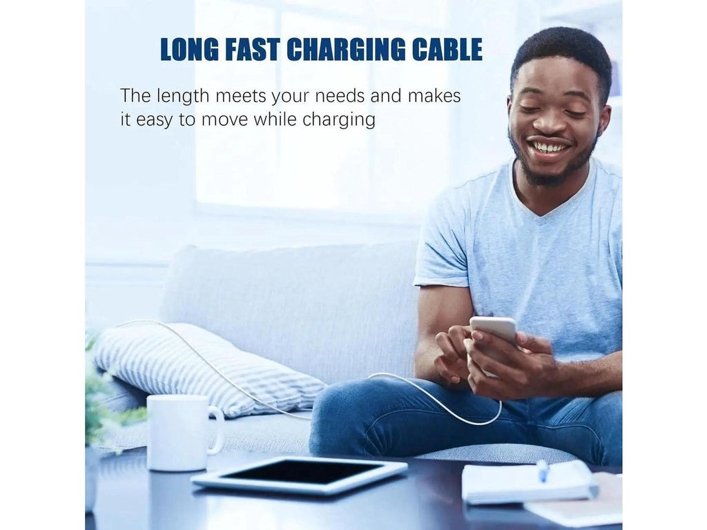 USB-C to USB-C Cable 10 ft (3 m) Fast Charging - 2-Pack