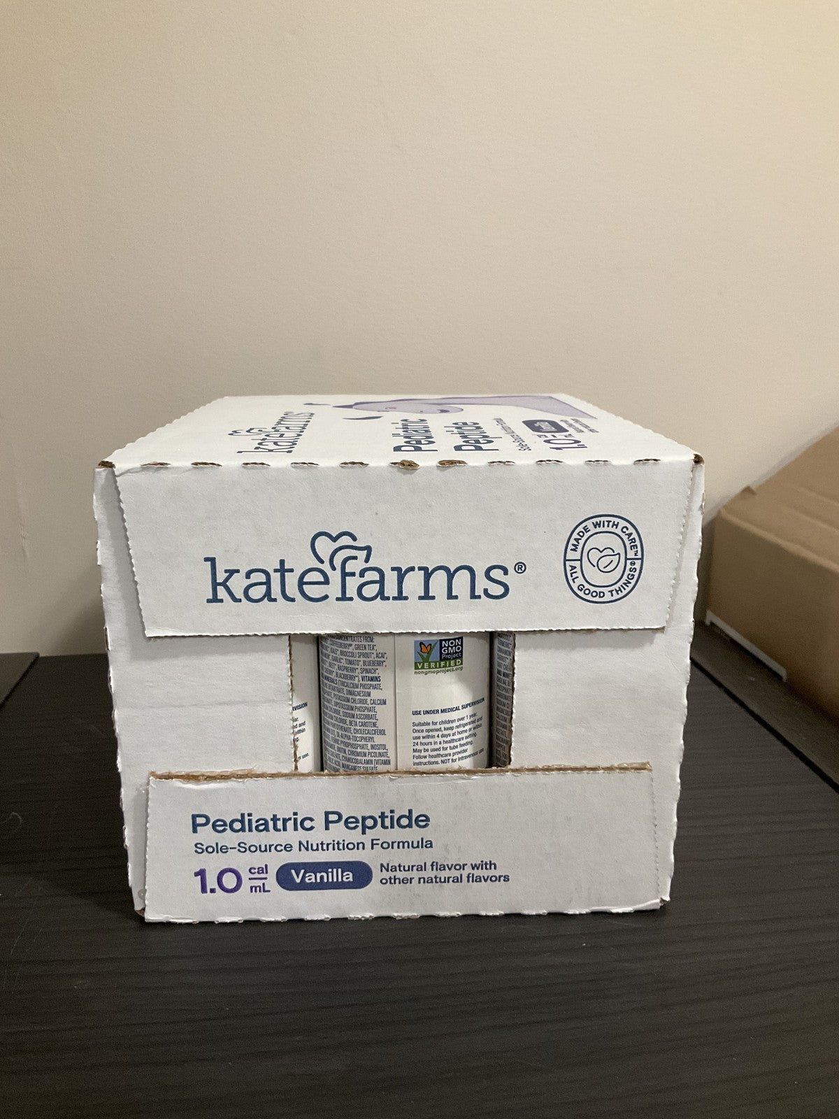 Kate Farms Pediatric Peptide 1.0 Vanilla - Case of 12 x 8.45 oz - Exp 2027